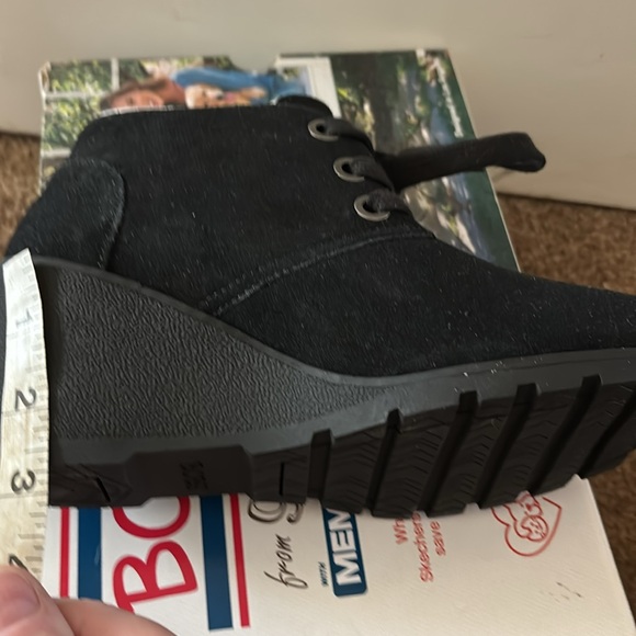Bobs size 6.5 ladies wedge black nwt - Picture 5 of 14